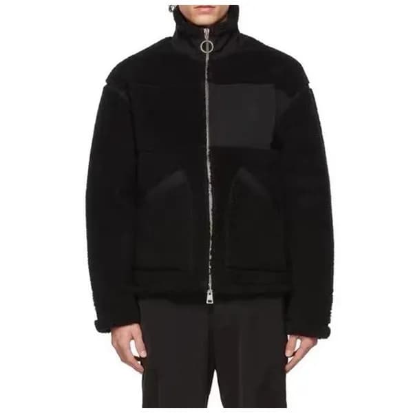 아미 남성 블랙 집업 자켓 - Ami Mens Black Jackets - ami0308x - 1