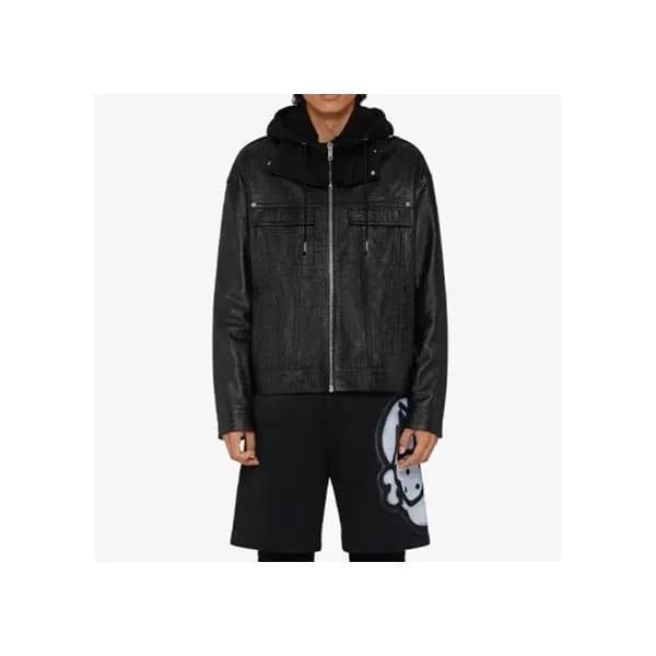 지방시 남성 캐쥬얼 블랙 반바지 - Mens Black Half-pants - giv062… - 1