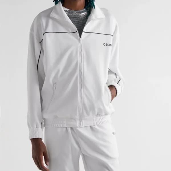 셀린느 남성 화이트 트레이닝복 - Mens White Training-clothes - … - 1