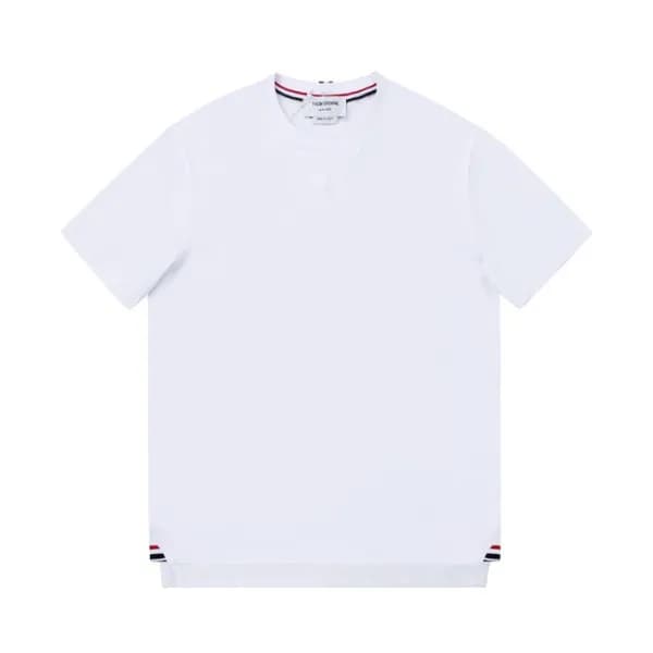톰브라운 남성 화이트 크루넥 반팔티 - Mens White Tshirts - thom015… - 1