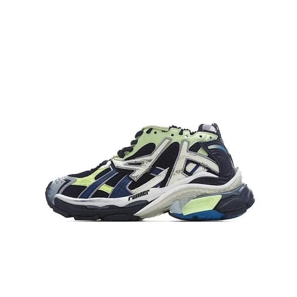 발렌시아가 남/녀 Track 그린 스니커즈 - Unisex Green Sneakers - … - 1
