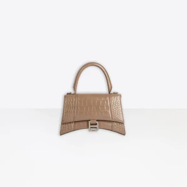 발렌시아가 여성 Hourglass 베이지 토트백 - Womens Beige Tote Bag… - 1