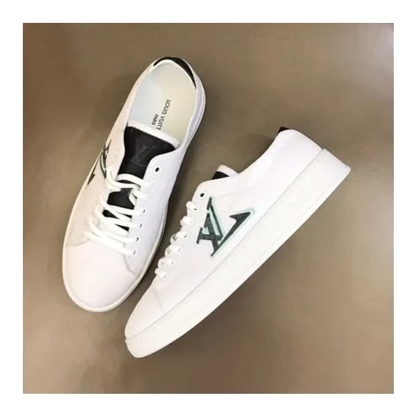 루이비통 남성 클래식 화이트 스니커즈 - Mens White Sneakers - lou04… - 1