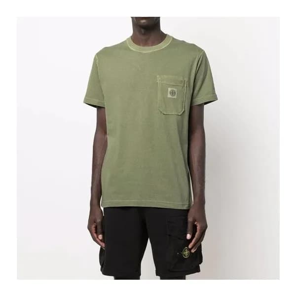 스톤아일랜드 남성 캐쥬얼 블랙 반바지 - Mens Black Half-pants - sto… - 1