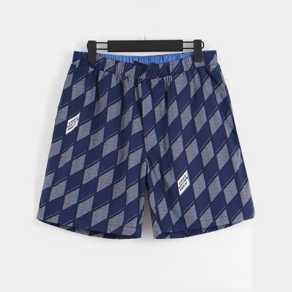 루이비통 남성 블루 반바지 - Mens Blue Half-pants - lou05072x - 1