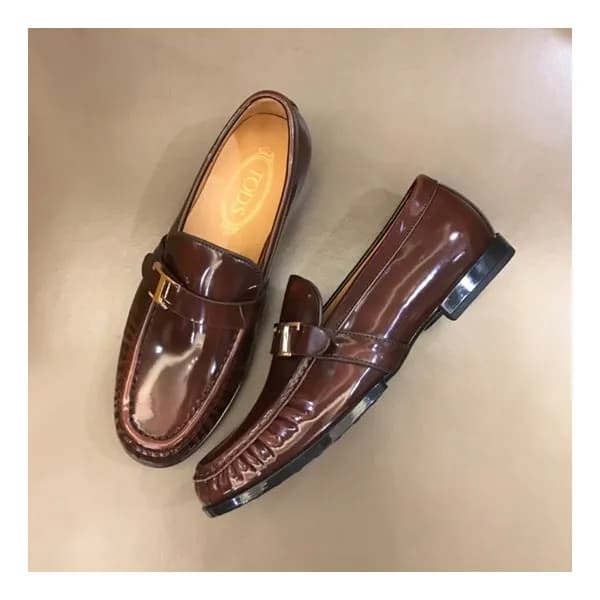 토즈 남성 브라운 스트랩 로퍼 - Mens Brown Loafer - toz0284x - 1