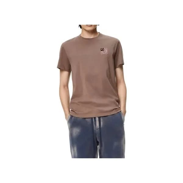 로에베 남/녀 이니셜 카멜 반팔티 - Unisex Camel Tshirts - loe064… - 1
