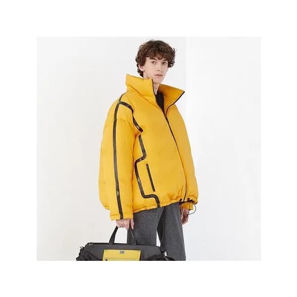 펜디 남성 덕다운 옐로우 패딩자켓 - Fendi Mens Yellow Jackets - f… - 1