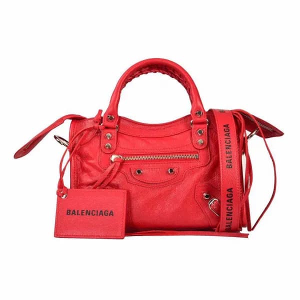발렌시아가 여성 레드 시티백 - Balenciaga Womens Red Cross Bag … - 1