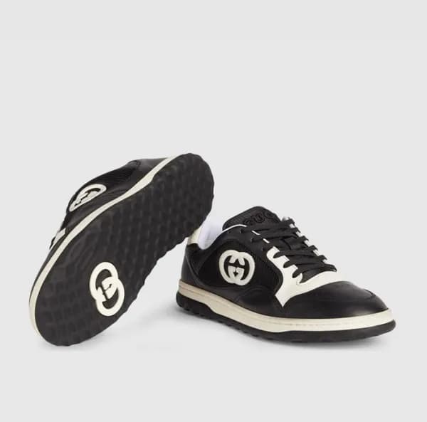 구찌 남/녀 블랙 스니커즈 - Gucci Unisex Black Sneakers- gu60… - 1
