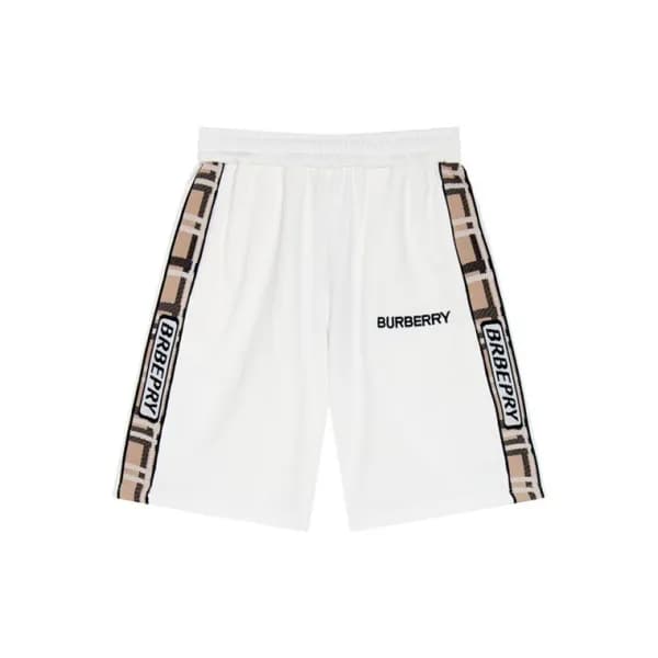 버버리 남성 캐쥬얼 화이트 반바지 - Burberry Mens White Half-pant… - 1