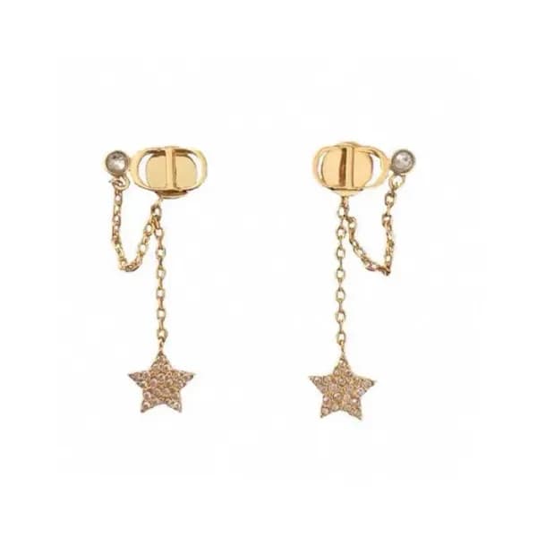 디올 여성 골드 이어링 - Dior Womens Gold Earring - acc67x - 1