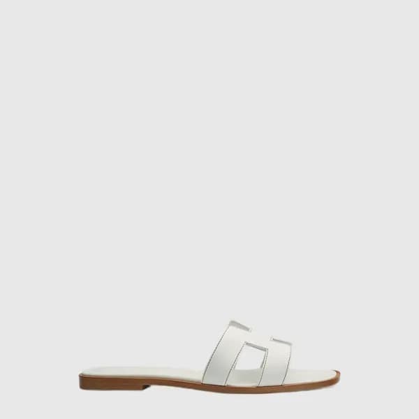 에르메스 여성 오란 샌들 【매장-150만원대】 - Hermes Womens White Sl… - 1