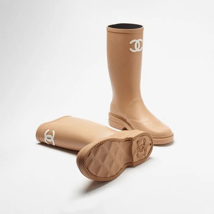 샤넬 여성 하이 부츠 카우초크 & 베이지 【매장-420만원대】 - Chanel Womens… - 1