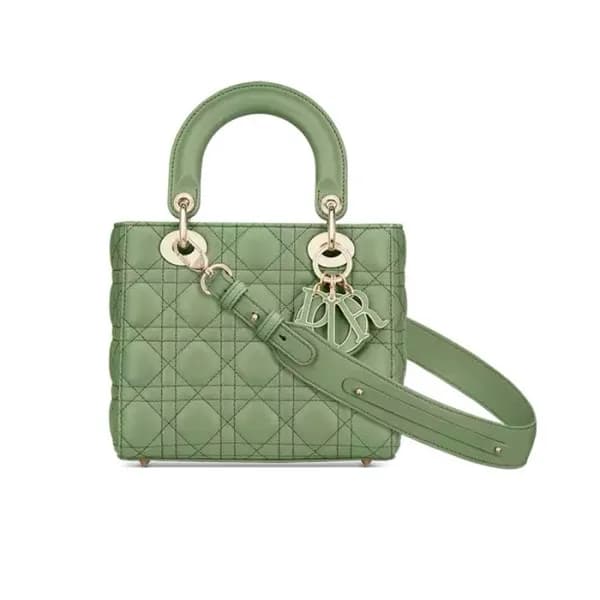 디올 여성 그린 레이디 백 - Dior Womens Green Lady Bag - dib7… - 1