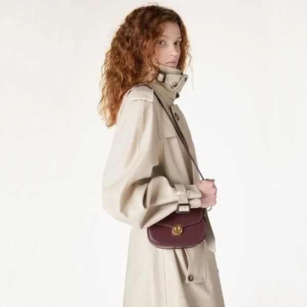 로로피아나 여성 버건디 기에라 백 - Loro Piana Womens Ghiera Bag … - 1