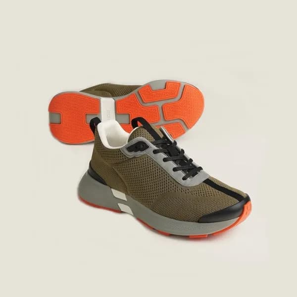에르메스 남성 베이지 스니커즈 - Hermes Mens Heros Sneakers - he… - 1