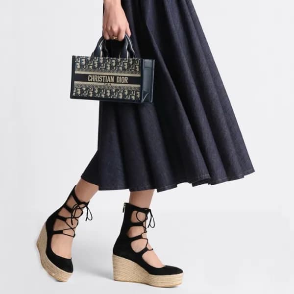 디올 여성 네이비 미니 북토트 - Dior Womens Navy Book Tote - di… - 1