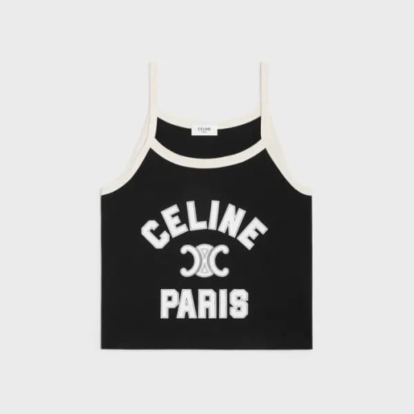 셀린느 여성 블랙 나시 - Celine Womens Sleeveless Tshirt - c…