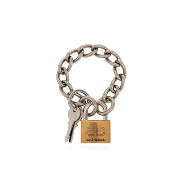 발렌시아가 남/녀 사물함 팔찌 - Balenciaga Unisex Locker Bangle… - 1