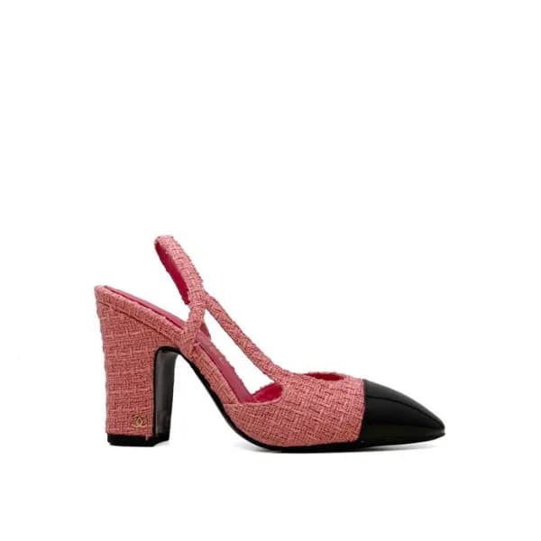 샤넬 여성 하이힐 슬링백 - Chanel Womens Pink Slingback - chs… - 1