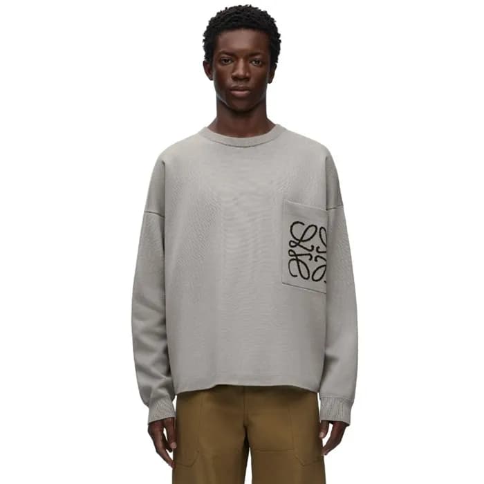 로에베 남성 라운드 스웨터 - Loewe Mens Round Sweater - loc395… - 1