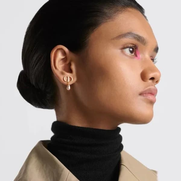 디올 여성 골드 이어링 - Dior Womens Gold Earring - acc2538x - 1