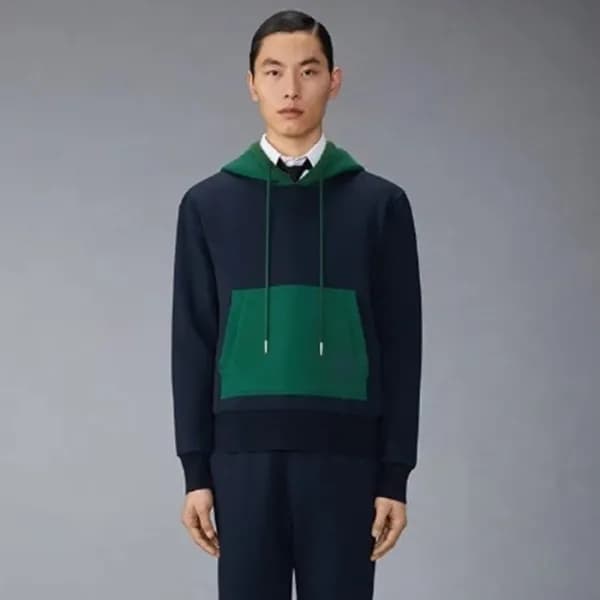 톰브라운 남성 베이직 후드티 - Thom Browne Mens Basic Hoodie - … - 1