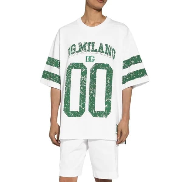 돌체앤가바나 남성 반팔 티셔츠 - Dolce&Gabbana Mens Round Tshirt… - 1