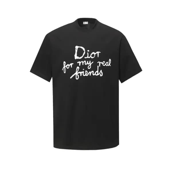 디올 남성 라운드 반팔 티셔츠 - Dior Mens Round Tshirt - dic591… - 1