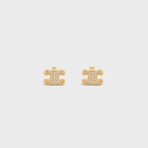 셀린느 여성 골드 이어링 - Celine Womens Gold Earrings - acc5… - 1