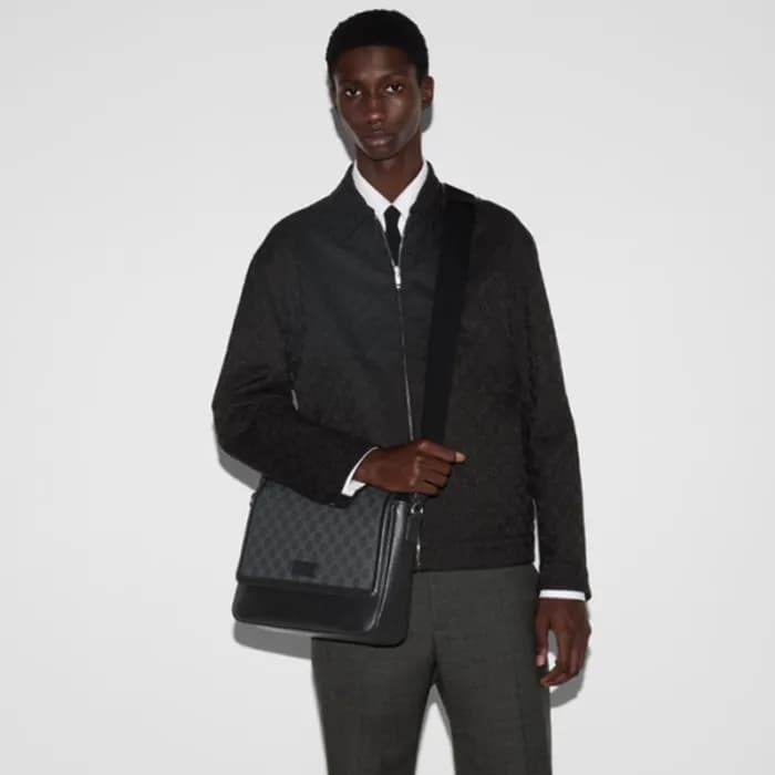 구찌 남성 GG 수프림 미디엄 크로스 백 - Gucci Mens GG Supreme Bag… - 1
