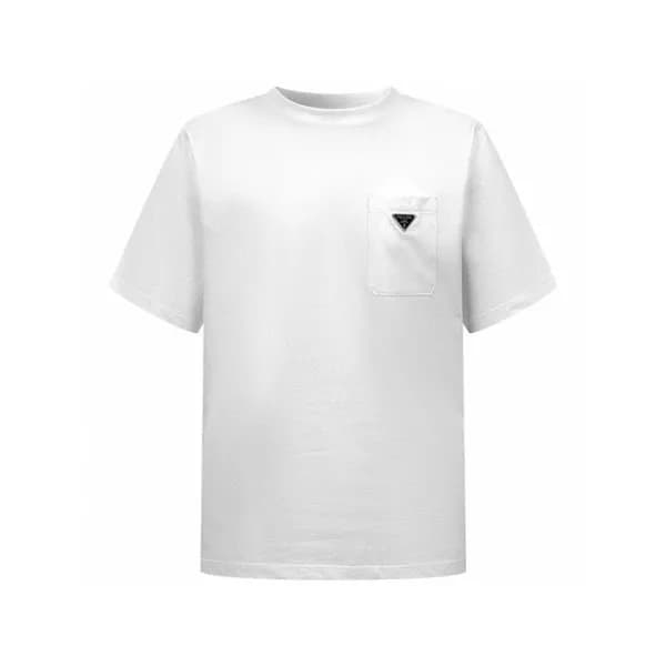 프라다 남성 라운드 반팔티 - Prada Mens Round Tshirt - prc6863… - 1