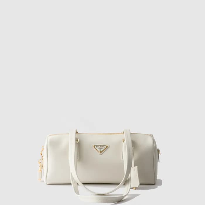 프라다 여성 미디엄 가죽 탑 핸들 백 1BB127 - Prada Womens Medium … - 1