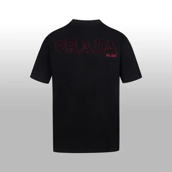 프라다 남성 라운드 반팔티 - Prada Mens Round Tshirt - prc6994… - 1