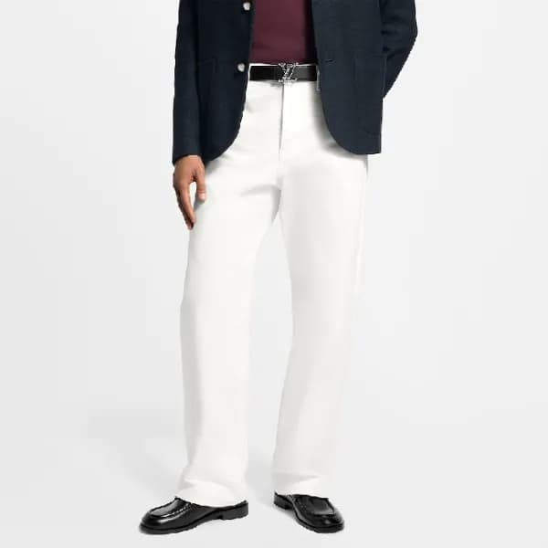 루이비통 남성 베이직 청바지 - Louis vuitton Mens Basic Jeans -… - 1