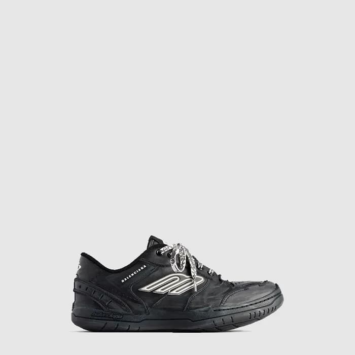 발렌시아가 남성 햄튼스 미디엄 원 아웃 스니커즈 - Balenciaga Mens Hampt… - 1