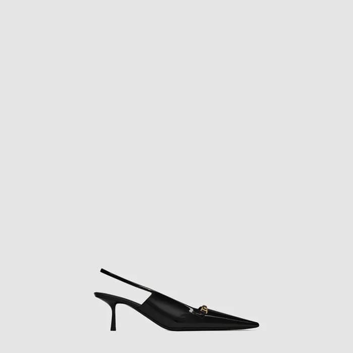 입생로랑 여성 슬링백 펌프스 - Saint Laurent Slingback Pumps - … - 1