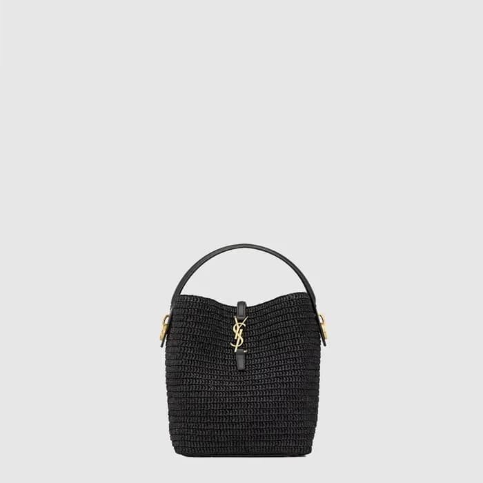 입생로랑 여성 우븐 라피아 LE 37 - Saint Laurent Womens Woven … - 1