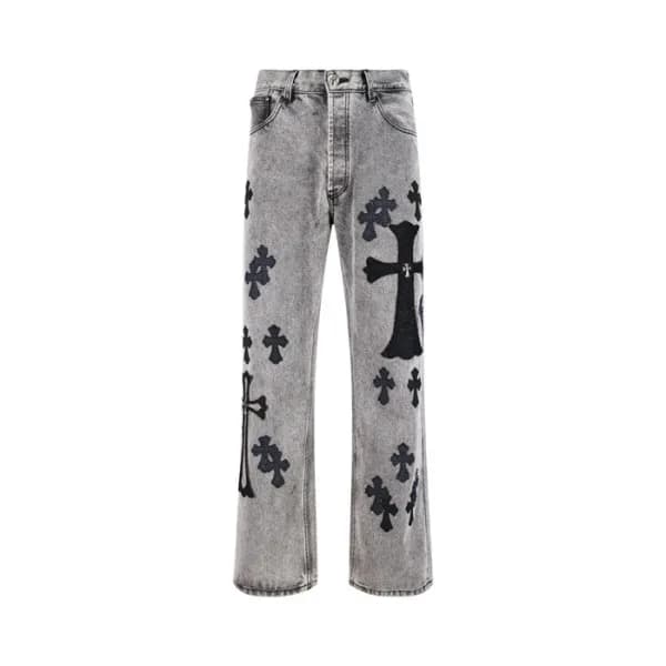 크롬하츠 남성 클래식 청바지 - Chrom Hearts Mens Classic Jeans … - 1