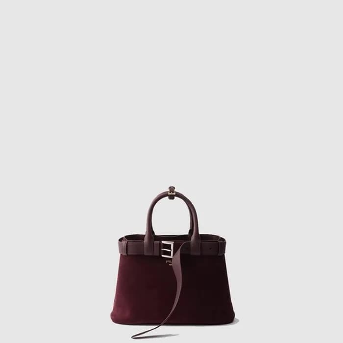 프라다 여성 더블 벨트 토트백 1BA434 - Prada Womens Tan Tote Ba… - 1