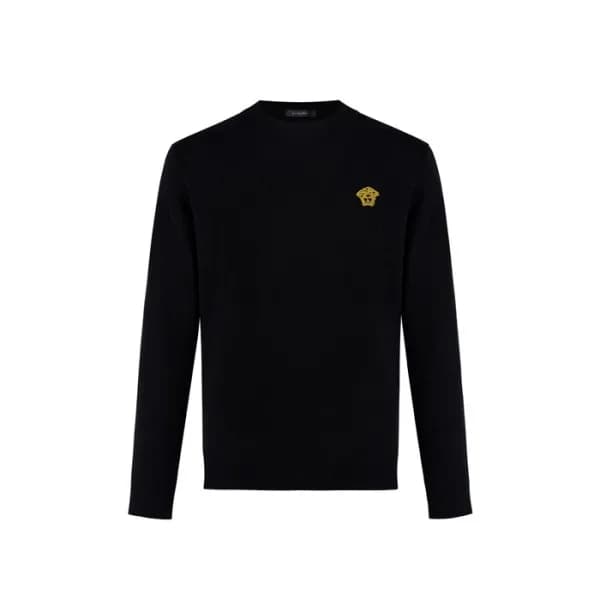 베르사체 남성 라운드 니트 - Versace Mens Round Knitwear - vec… - 1