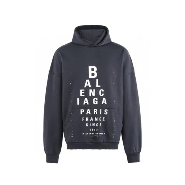 발렌시아가 남/녀 베이직 후드티 - Balenciaga Unisex Basic Hoodie… - 1