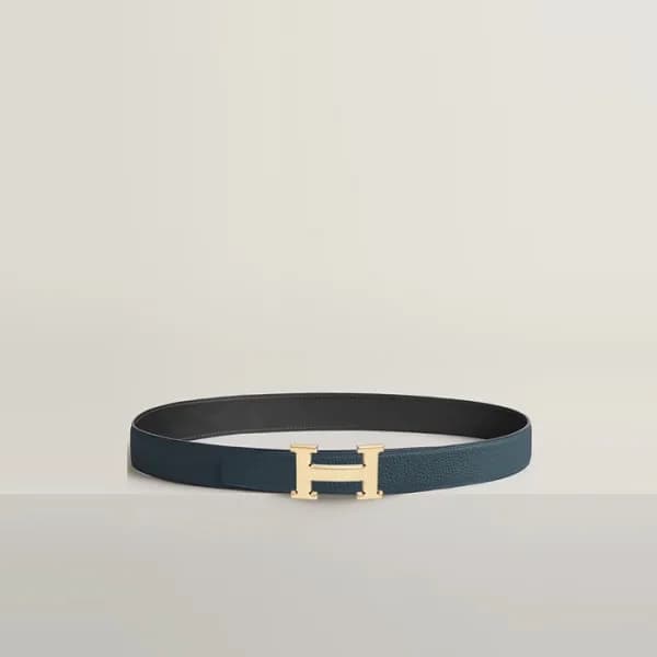 에르메스 남성 H Striee 버클 리버서블 벨트 - Hermes Mens H Striee… - 1