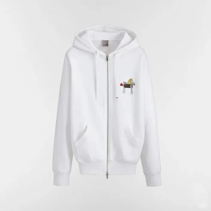 디올 남성 기모 집업 후드티 - Dior Mens Zip-up Hooded - dic132… - 1