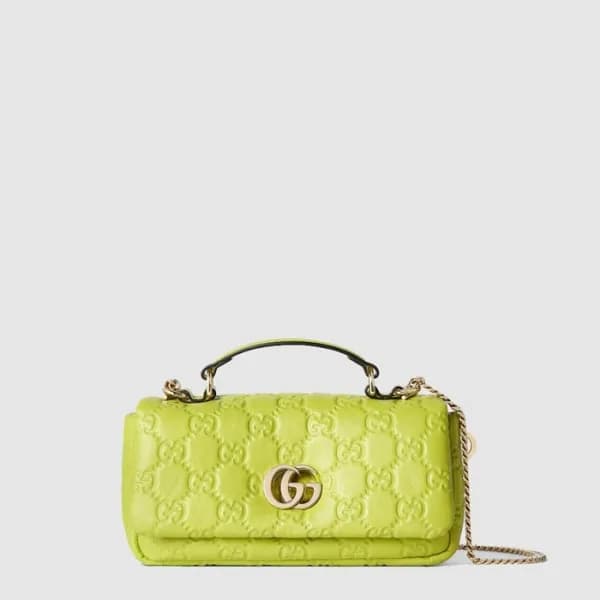 구찌 여성 GG 밀라노 미니 탑 핸들백 - Gucci Womens GG Milano Min… - 1
