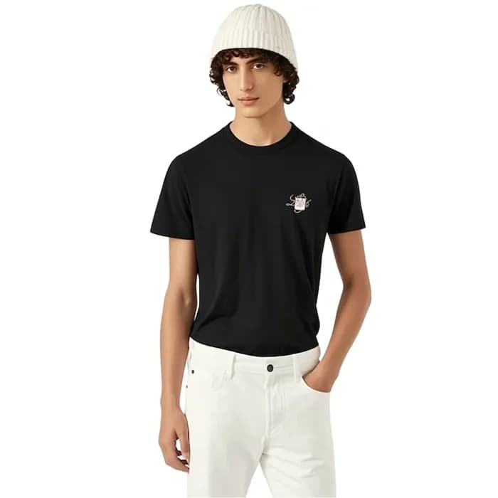 로로피아나 남성 라운드 반팔티 - Loro Piana Mens Round Tshirt - … - 1