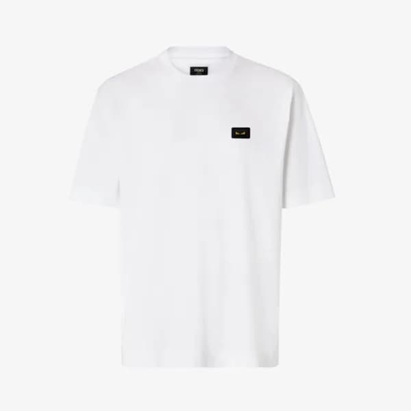 펜디 남성 라운드 반팔 티셔츠 - Fendi Mens Round Tshirt - fec14… - 1