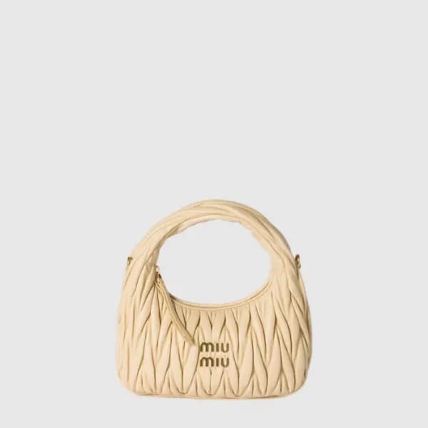 미우미우 여성 완더 마테라쎄 호보 백 - Miumiu Womens Wander Matela… - 1