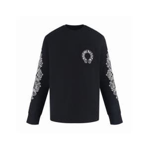 크롬하츠 남성 라운드 긴팔티 - Chrome Hearts Mens Round Tshirt …